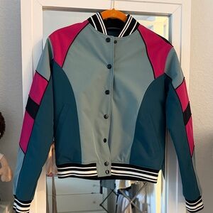 The Kooples color block varsity jacket